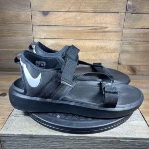 Nike Swoosh Sandal Mens Size 13 Black Strap Outdoor Shoes Outdoor Active