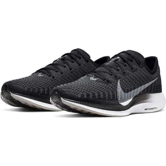 Nike Womens Zoom Pegasus Turbo 2 AT8242-001 Gray Running Shoes Sneakers Sz 9.5
