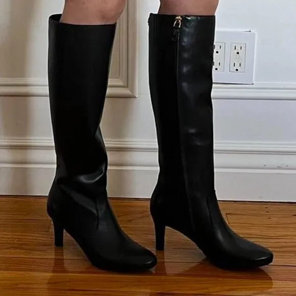 Nine West, Leather Knee High Boots