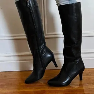 Nine West, Leather Knee High Boots