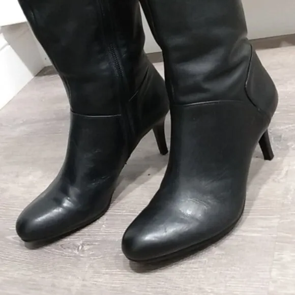 Nine West, Leather Knee High Boots