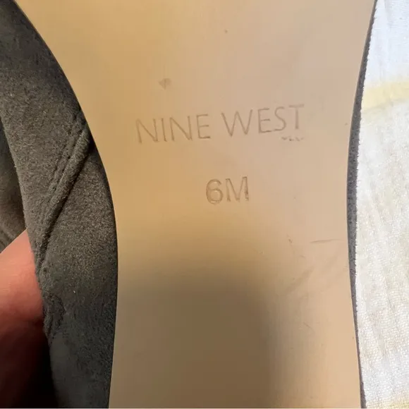 NINE WEST Suede Leather knee high boots, 6