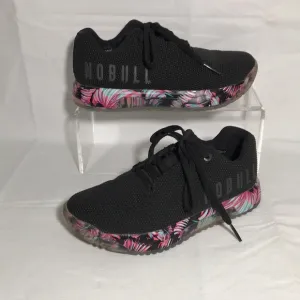 NOBULL Midnight Palm Shoes Sneakers Black Floral CrossFit No Bull Size 6