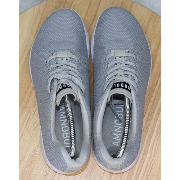 Nobull Unisex Trainer Gray Casual Shoes Sneakers Size M‎ 7.5 W 9