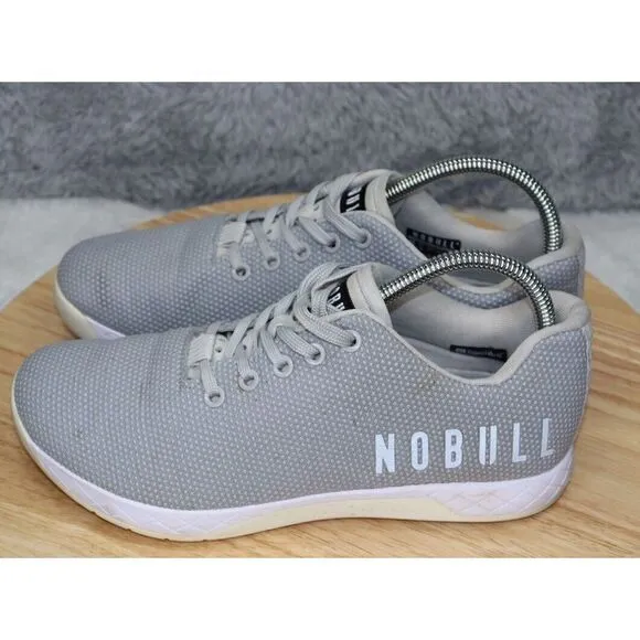 Nobull Unisex Trainer Gray Casual Shoes Sneakers Size M‎ 7.5 W 9