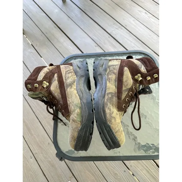 Northwest Territory Hunting Boots Thinsulate Insulated Camo Brown Mens 9.5