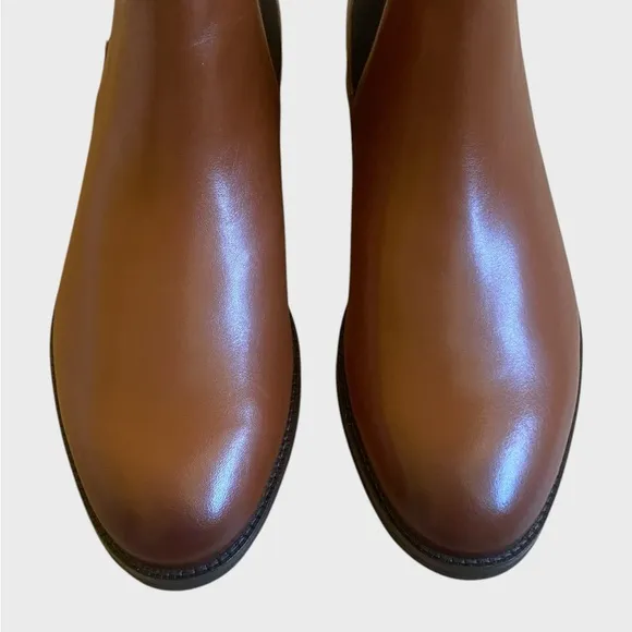 NWB Cole Haan Grand  Dress Chelsea Boots Men's Size 11.5 Leather British Tan