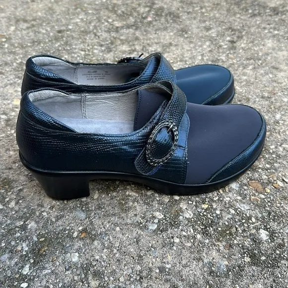 NWOB Alegria Women’s Black Slip On Buckle Shoes HOL-695 Holli Spiffy US 8.5