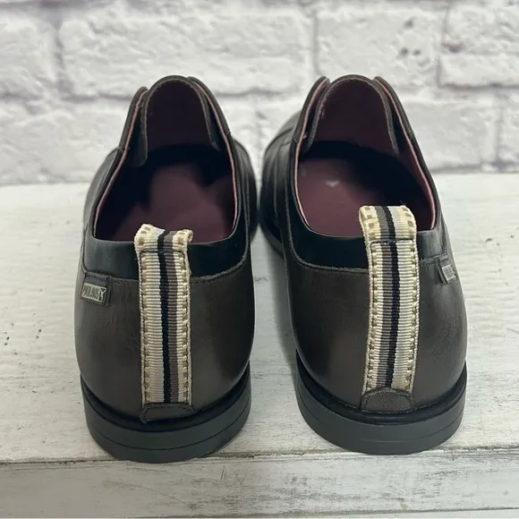 NWOB Pikolinos Pyrgos Laceless Oxford Leather Slip On Shoes