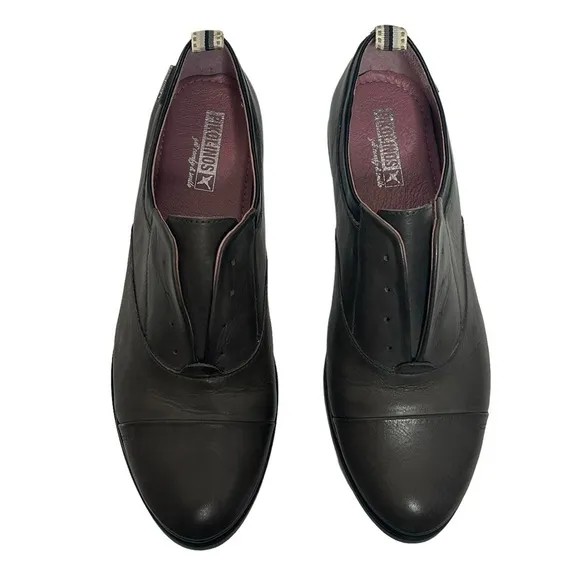 NWOB Pikolinos Pyrgos Laceless Oxford Leather Slip On Shoes