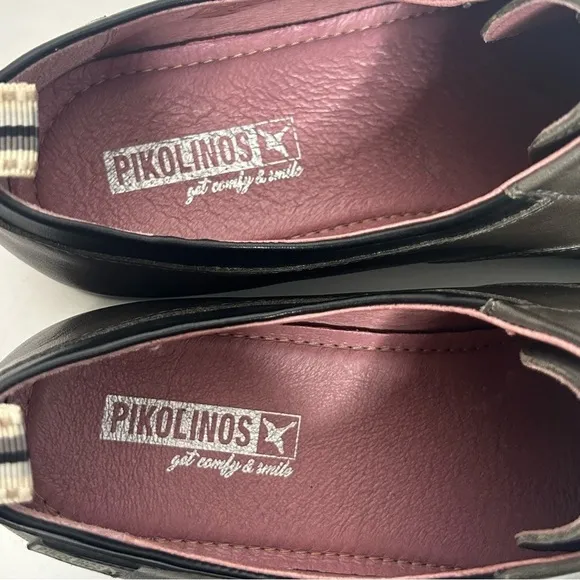 NWOB Pikolinos Pyrgos Laceless Oxford Leather Slip On Shoes