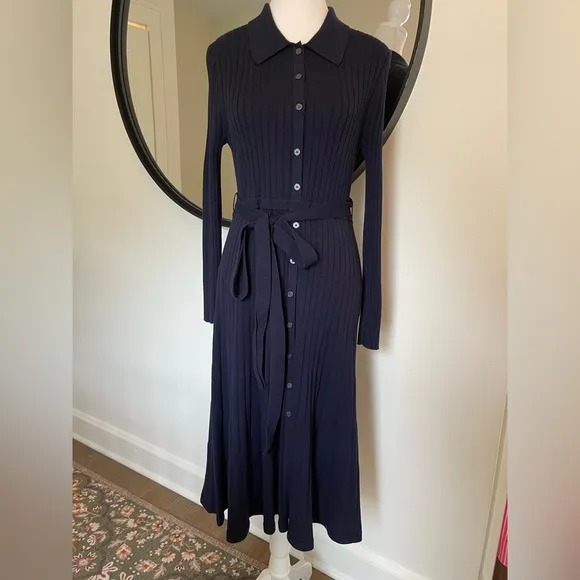 NWOT BODEN Rachel Knitted Shirt Dress