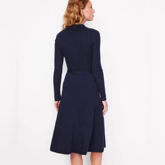 NWOT BODEN Rachel Knitted Shirt Dress