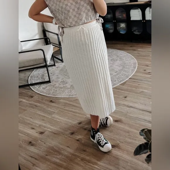 NWOT Free People FP Beach Veda Skirt Ribbed Knit Size XS/S