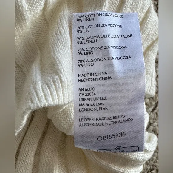 NWOT Free People FP Beach Veda Skirt Ribbed Knit Size XS/S