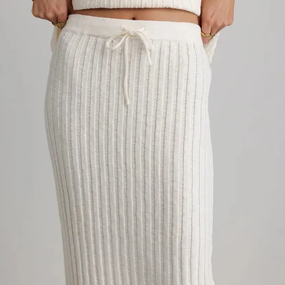 NWOT Free People FP Beach Veda Skirt Ribbed Knit Size XS/S