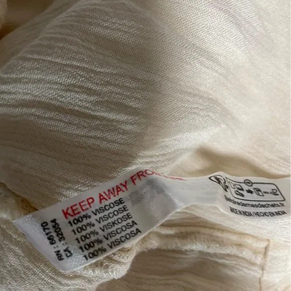 NWOT Free People Siren Nights Maxi Dress in Cream. Size Large