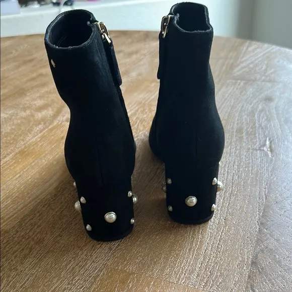 NWOT Kate Spade Taraji Faux Pearl Block Heel Bootie 8.5