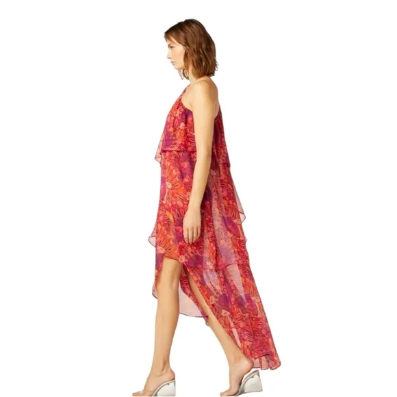 NWOT MISA One-Shoulder Single Flutter Sleeve Dress – Sz M
