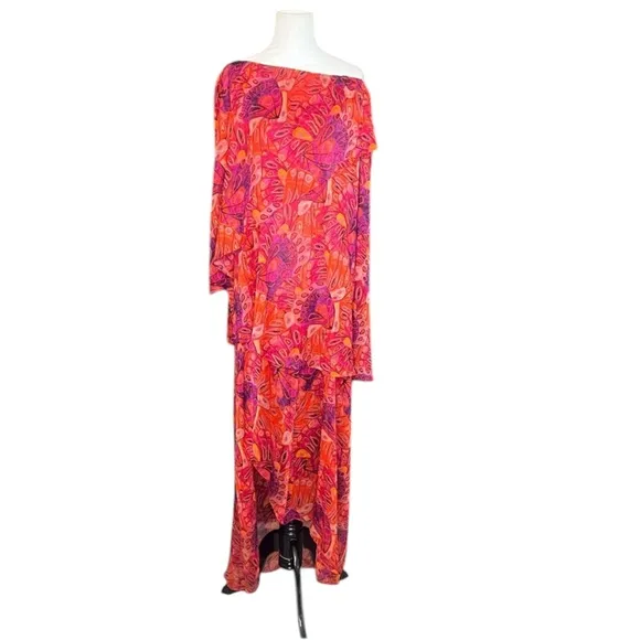 NWOT MISA One-Shoulder Single Flutter Sleeve Dress – Sz M