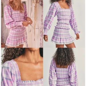 Nwot! Never worn! Loveshackfancy plaid dress