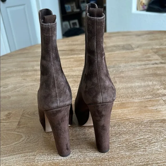 NWOT Paige Brown Suede Ankle Boots 8.5