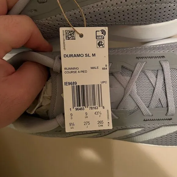 NWT Adidas Duramo SL Running Shoes Gray