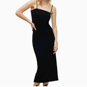 NWT AllSaints Charlie midi dress | Black | Size 10