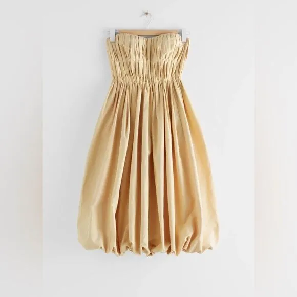 NWT &amp; Other Stories Capsule Bustier Balloon Dress