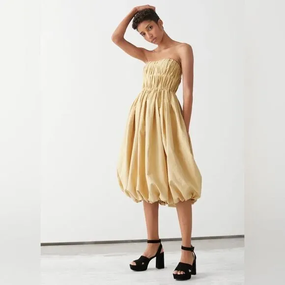 NWT &amp; Other Stories Capsule Bustier Balloon Dress