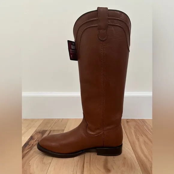 NWT Ariat Brown Leather Cowboy/Riding Boots