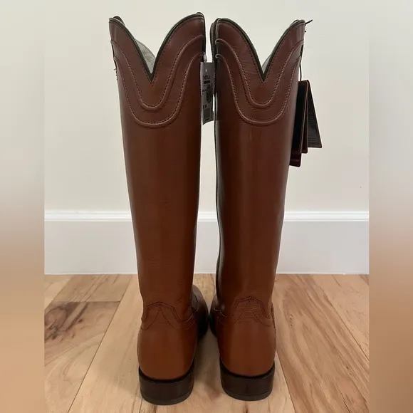 NWT Ariat Brown Leather Cowboy/Riding Boots