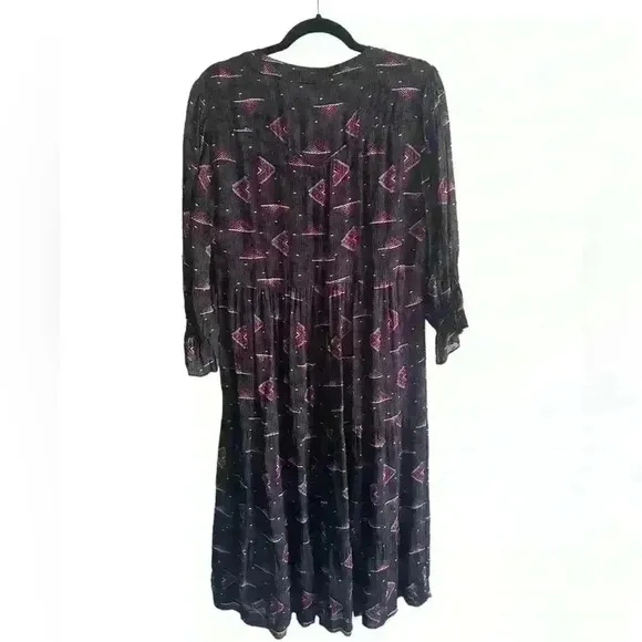 NWT BA&amp;SH Calliope Printed Midi Dress Size 2