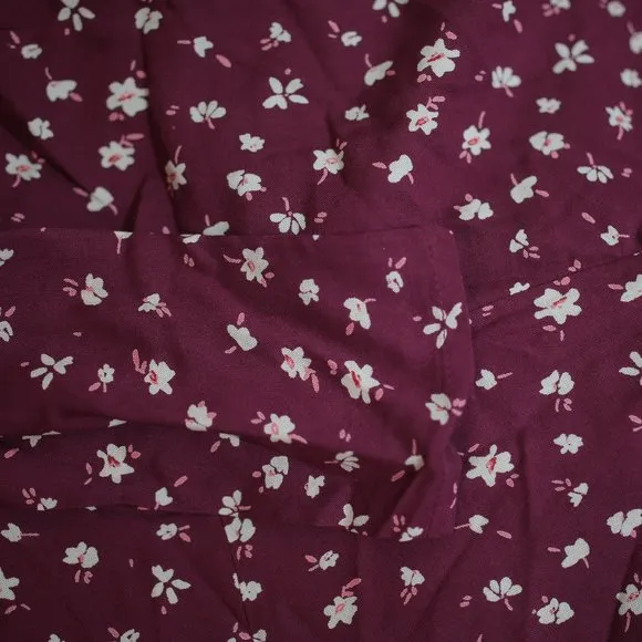 NWT Bardot &amp; Revolve Burgundy Floral Open Back Midi Dress.