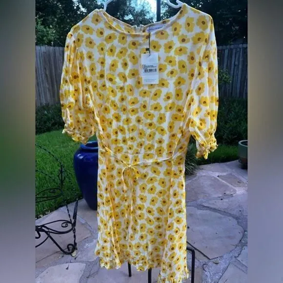 NWT! ▶️ Faithful The Brand ◀️ Florence Mini Dress. Size 4