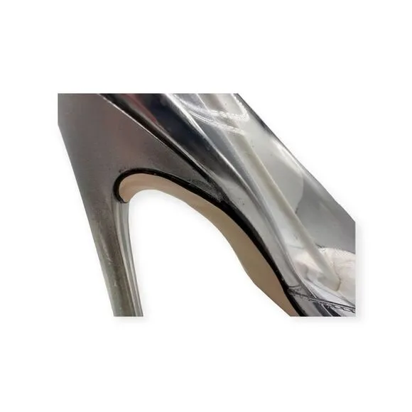 NWT Good American Cinderella clear lucite pumps/heels size 10 ga275p-x glass 002