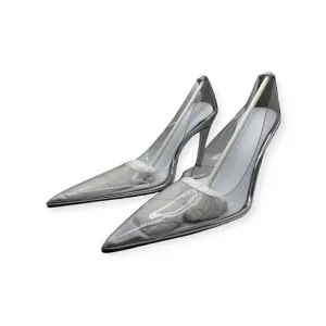 NWT Good American Cinderella clear lucite pumps/heels size 10 ga275p-x glass 002