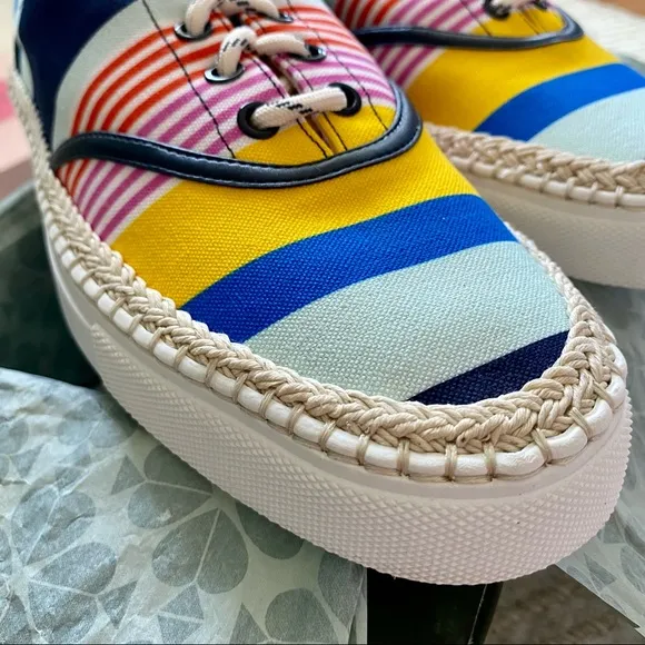 NWT Kate Spade Boat Party espadrille sneakers