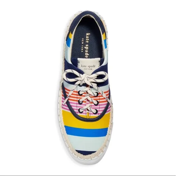 NWT Kate Spade Boat Party espadrille sneakers