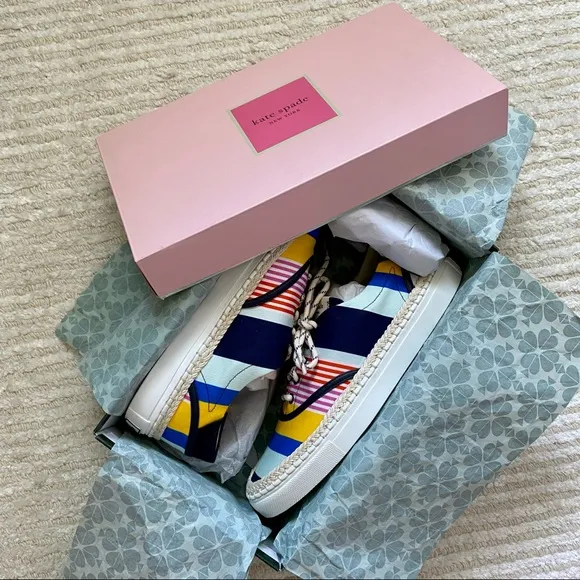 NWT Kate Spade Boat Party espadrille sneakers