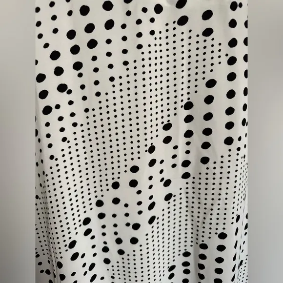 NWT Nasty Gal Mixed Spot Print Fitted Midi Dress