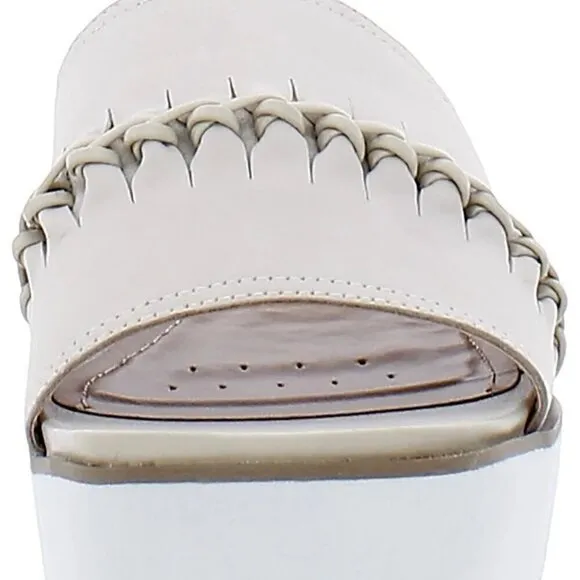 NWT NYDJ Rory Nubuck Peep-Tow Wedge Sandals Size 8.5 M