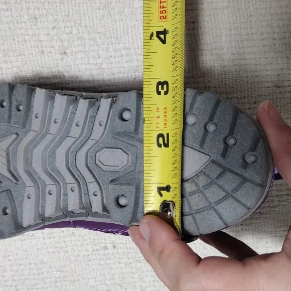 NWT Pacific Mountain Girls Oslo Purple Gray Hiking Boots Size 2