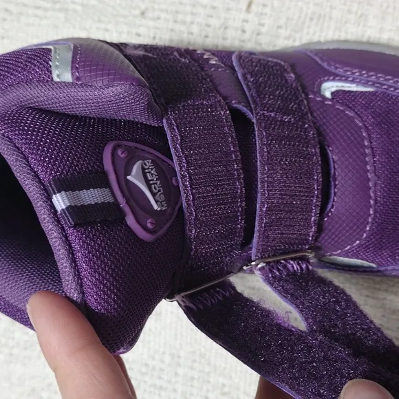 NWT Pacific Mountain Girls Oslo Purple Gray Hiking Boots Size 2
