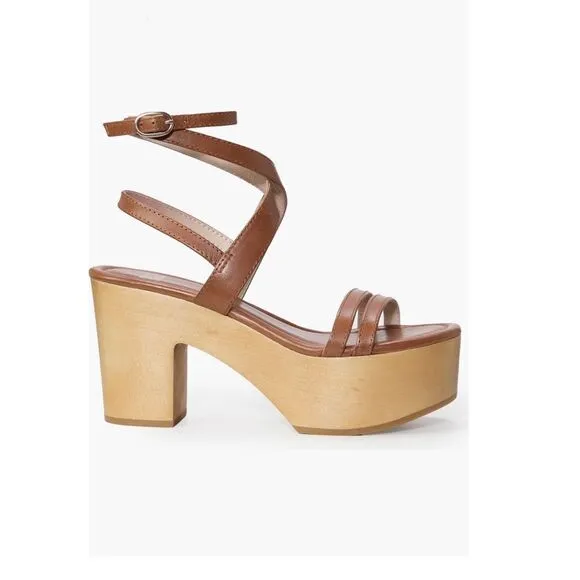 NWT PAIGE RORY PLATFORM SANDAL/HEELS NEW IN BOX WOMENS SIZE 10