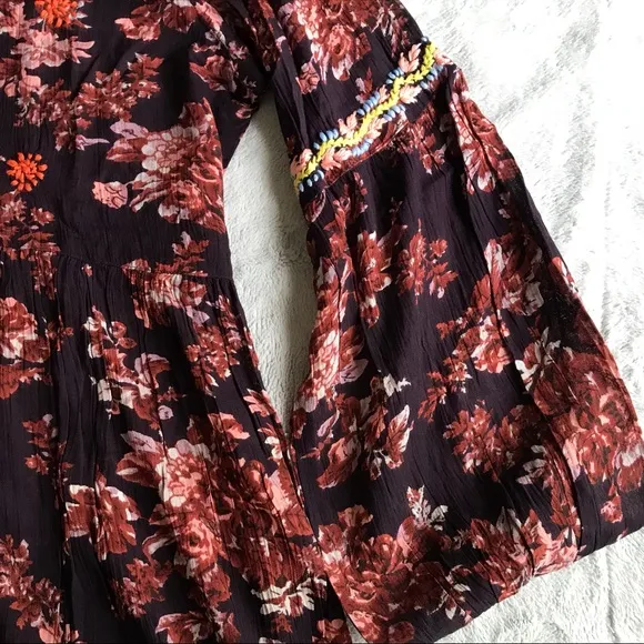NWT Raga Enchanted Garden Floral Boho Tunic Dress
