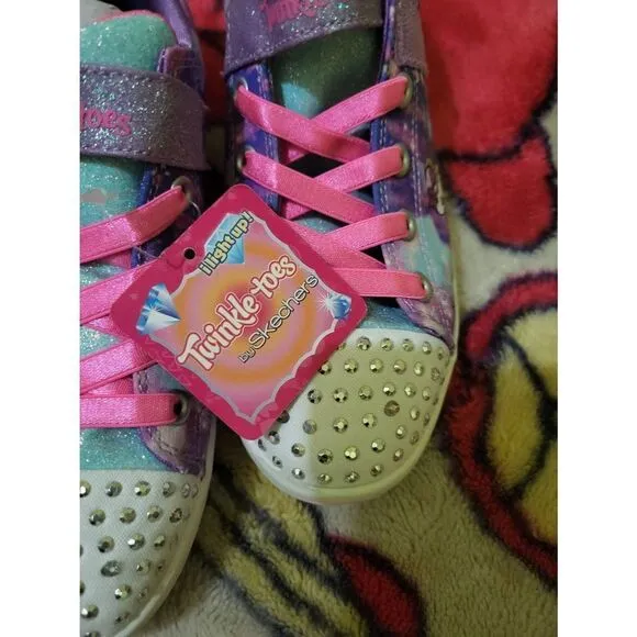 NWT RARE twinkle toe unicorn sneakers light up