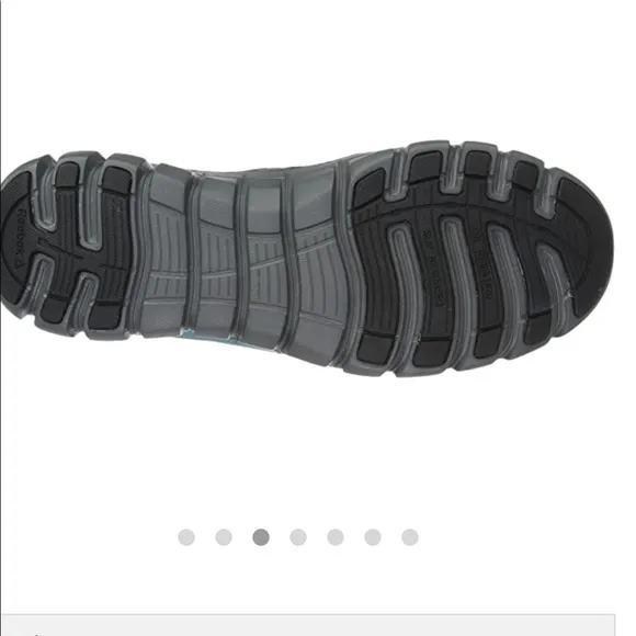 NWT Reebok Grey Slip Resistant Soft Toe Work Shoe