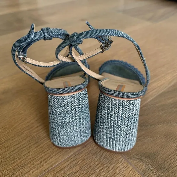 NWT SAM EDELMAN Women's Kia Beaded High-Heel Sandals Sz 6,5