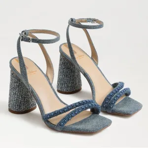NWT SAM EDELMAN Women's Kia Beaded High-Heel Sandals Sz 6,5